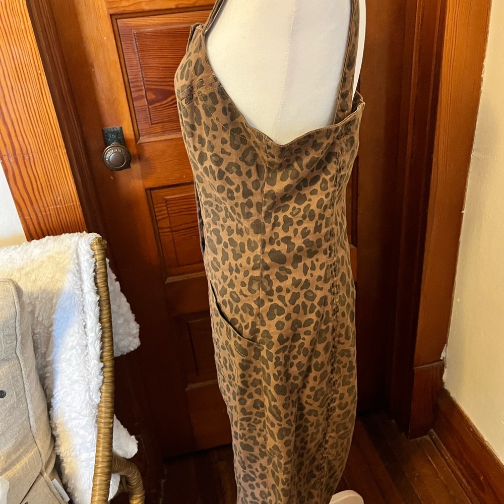 Level 99 Brown Leopard Print Top - image 3